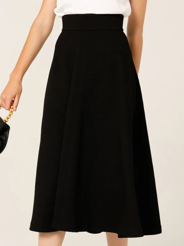 SACHA DRAKE CHECKER JACQUARD MIDI SKIRT sold by ENNI