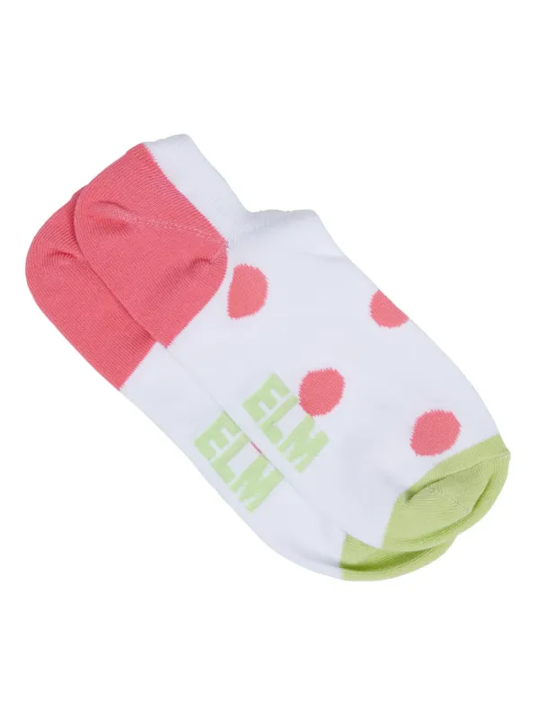 ELM CHERRY SPOT 2 PACK NO SHOW ANKLE SOCK made by ENNI