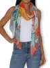 THE ARTISTS LABEL FLOWERS ON CHAINS SCARF sold by ENNI