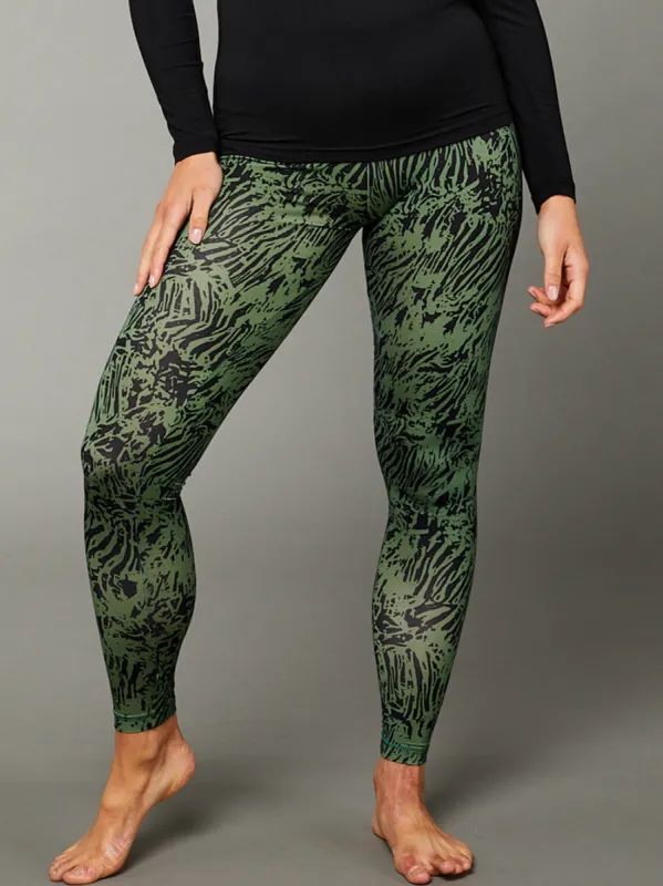TANI TIGER GREEN LONG LEGGING sold by ENNI