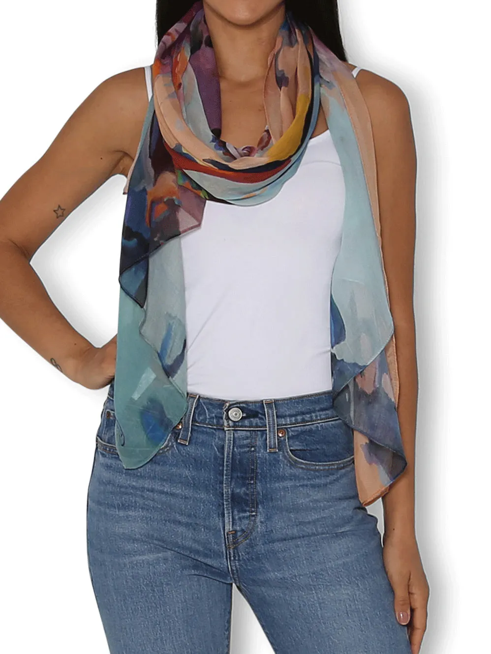 THE ARTISTS LABEL CITY OF MASQUERADES SCARF sold by ENNI