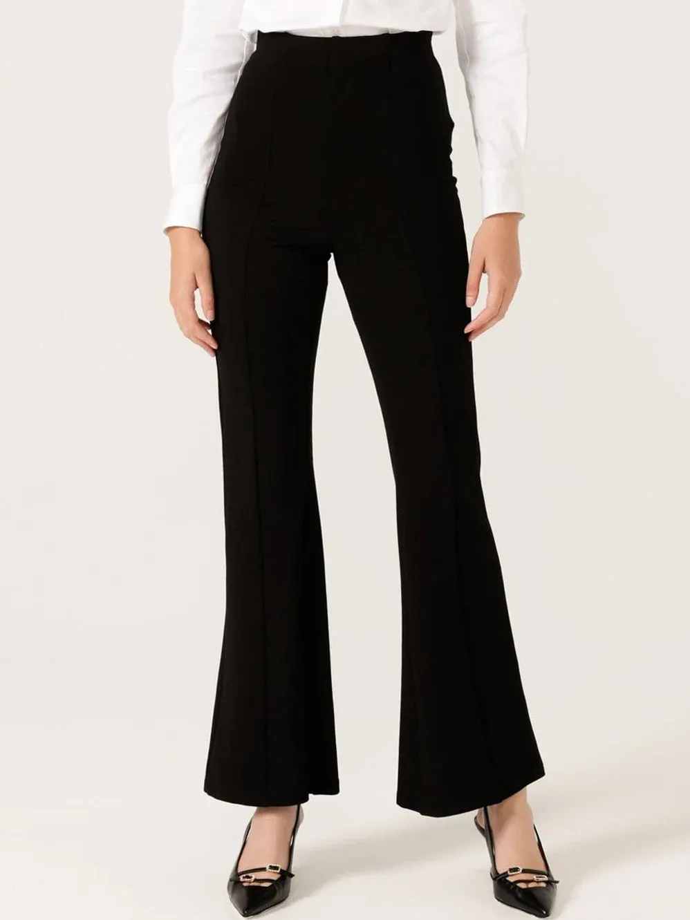 SACHA DRAKE SLIM LINE FLARE PANTS sold by ENNI