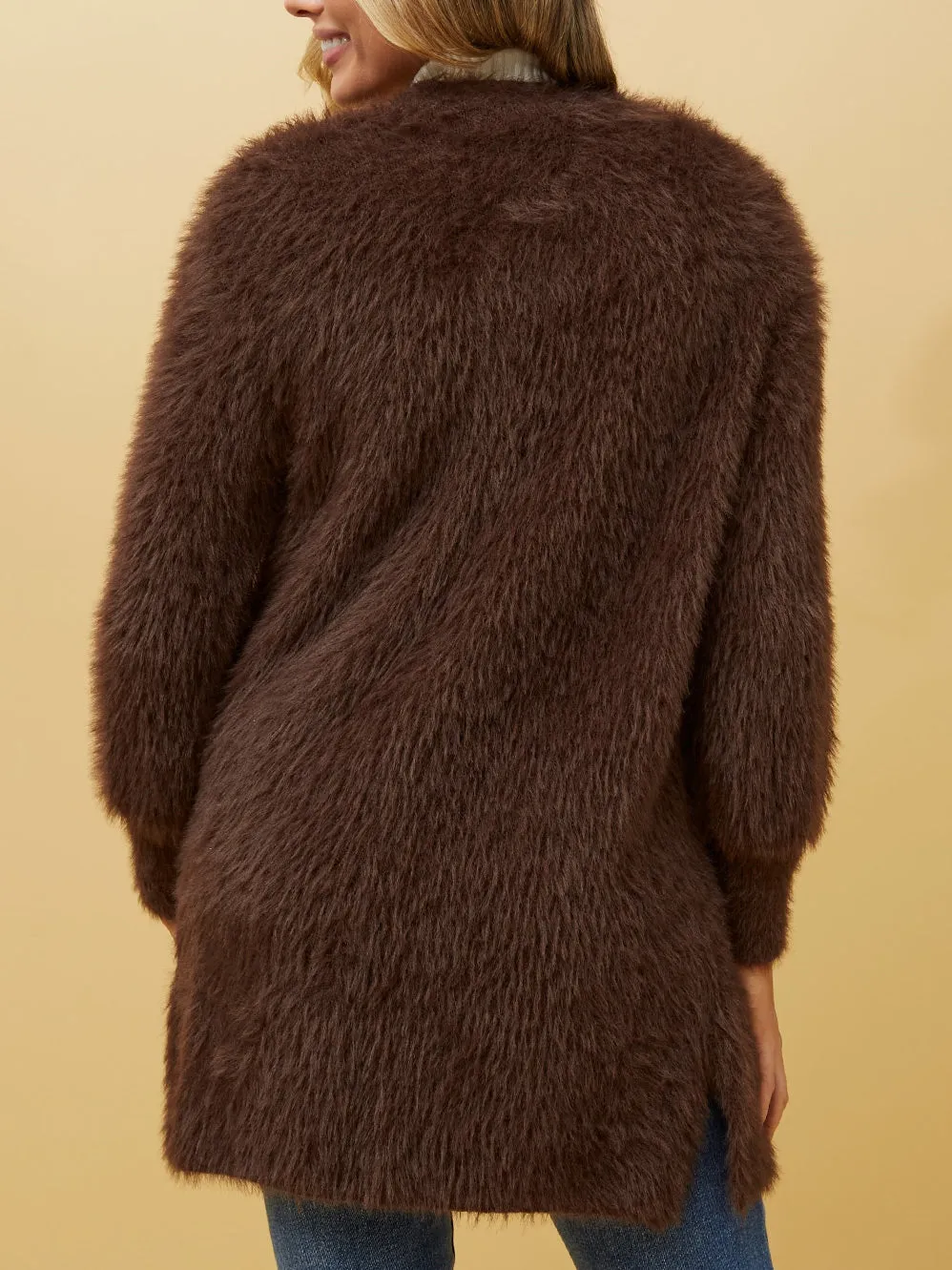 CAROLINE K MORGAN EYELASH LONG CARDI sold by ENNI product image thumbnail 4