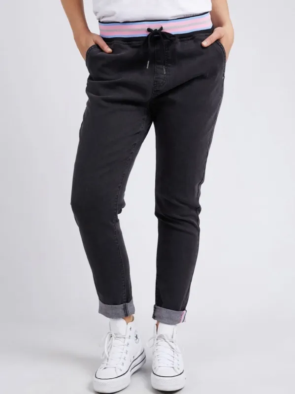 ELM ARIELLE DENIM JOGGERS made by ENNI