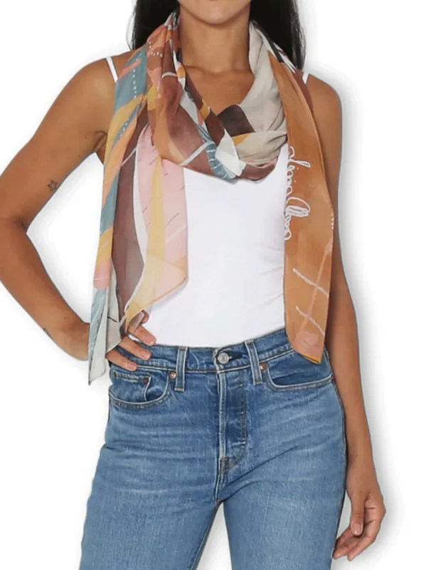 THE ARTISTS LABEL EMBRACING CHANGE SCARF sold by ENNI