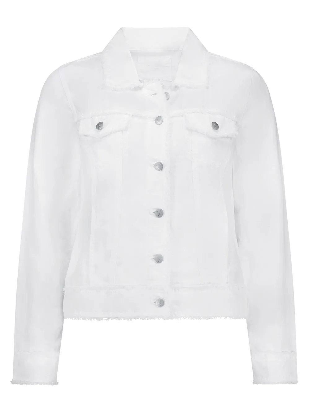 VASSALLI FRAYED LINEN JACKET sold by ENNI product image thumbnail 2