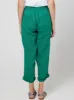 CAKE LINEN RUFFLE CAPRI PANT sold by ENNI