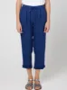 CAKE LINEN RUFFLE CAPRI PANT sold by ENNI