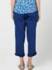 CAKE LINEN RUFFLE CAPRI PANT sold by ENNI