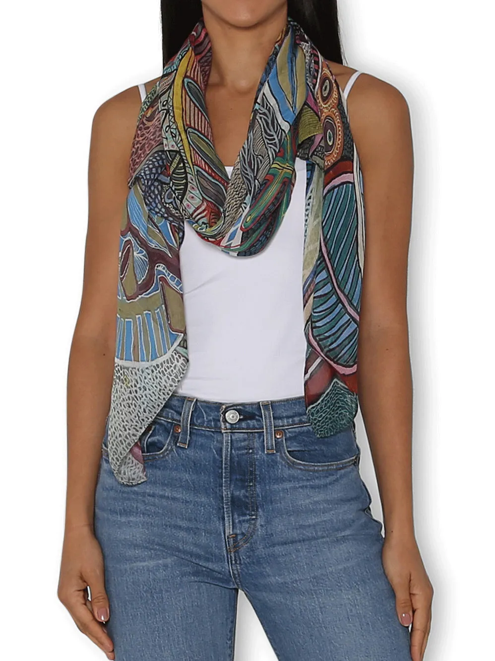 THE ARTISTS LABEL ABUNDANCE SCARF sold by ENNI