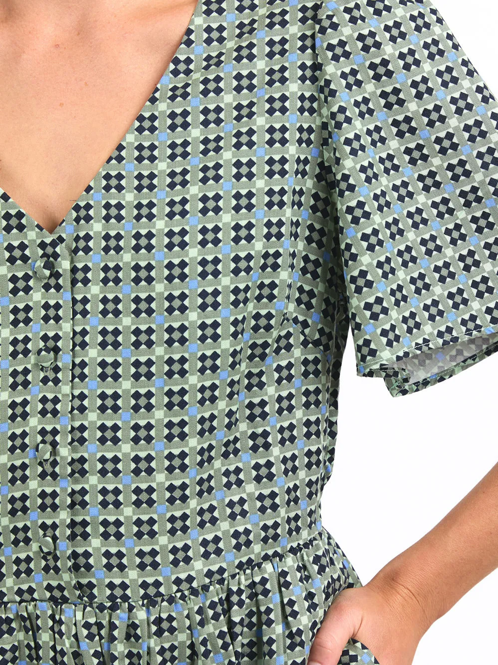 ELM TILE GEO DRESS sold by ENNI product image thumbnail 3