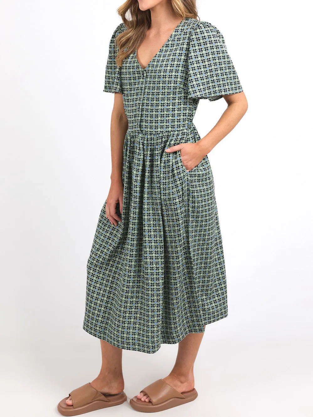 ELM TILE GEO DRESS sold by ENNI product image thumbnail 2