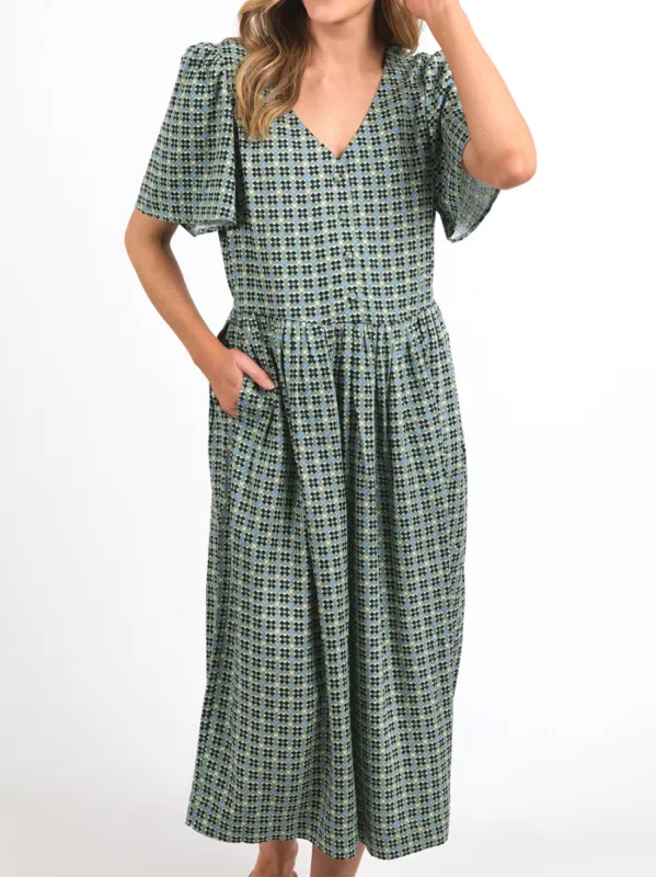 ELM TILE GEO DRESS sold by ENNI