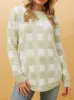 CAROLINE K MORGAN CHECK KNIT sold by ENNI