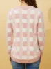CAROLINE K MORGAN CHECK KNIT sold by ENNI