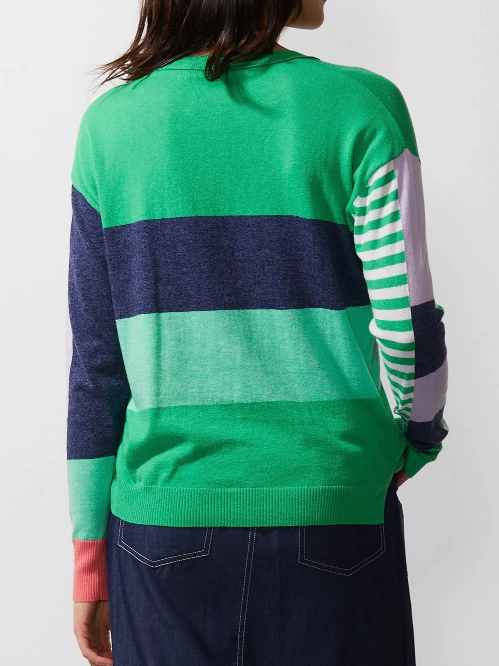 ZAKET & PLOVER DIAGONAL STRIPE JUMPER sold by ENNI product image thumbnail 3