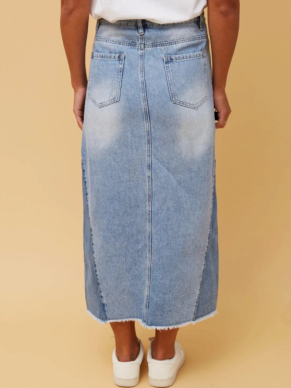 CAROLINE K MORGAN MIDI DENIM SKIRT sold by ENNI product image thumbnail 4