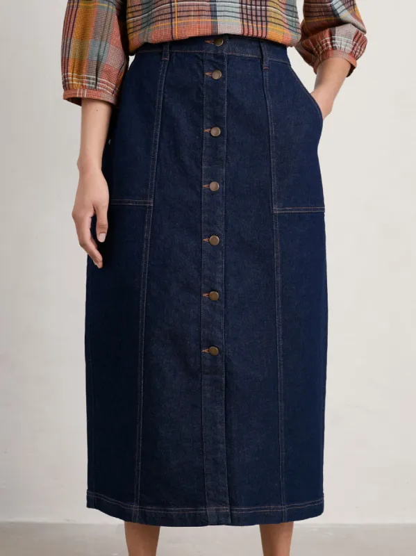 SEASALT AMBROSE DENIM SKIRT sold by ENNI