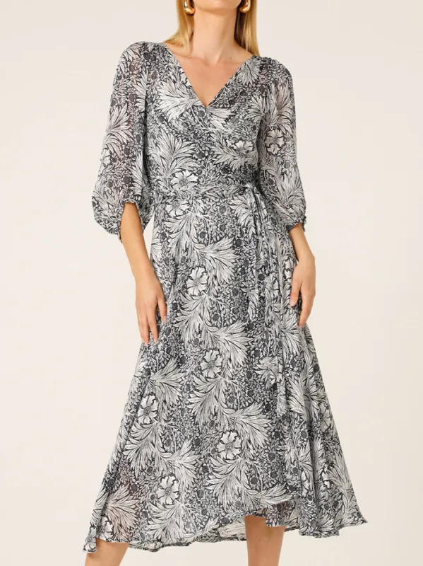 SACHA DRAKE FLORENTINE WRAP DRESS | Parallel