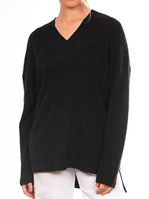 BRIDGE & LORD VEE NECK OVERLAP KNIT sold by ENNI