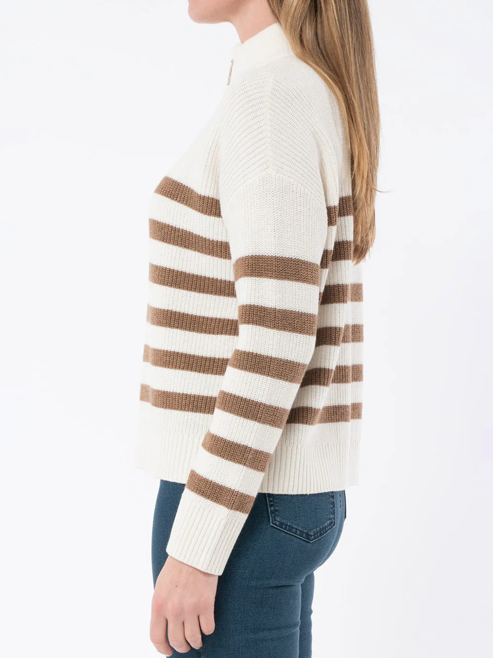 JUMP ZIP STRIPE PULLOVER sold by ENNI product image thumbnail 2