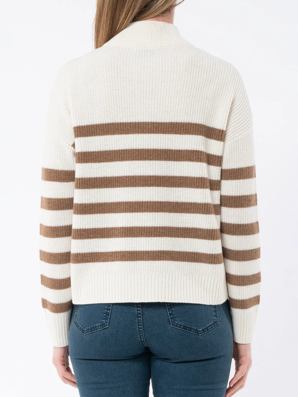 JUMP ZIP STRIPE PULLOVER sold by ENNI product image thumbnail 3