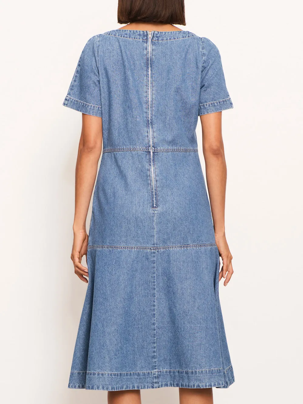 POL RAYDEL DENIM DRESS sold by ENNI product image thumbnail 4