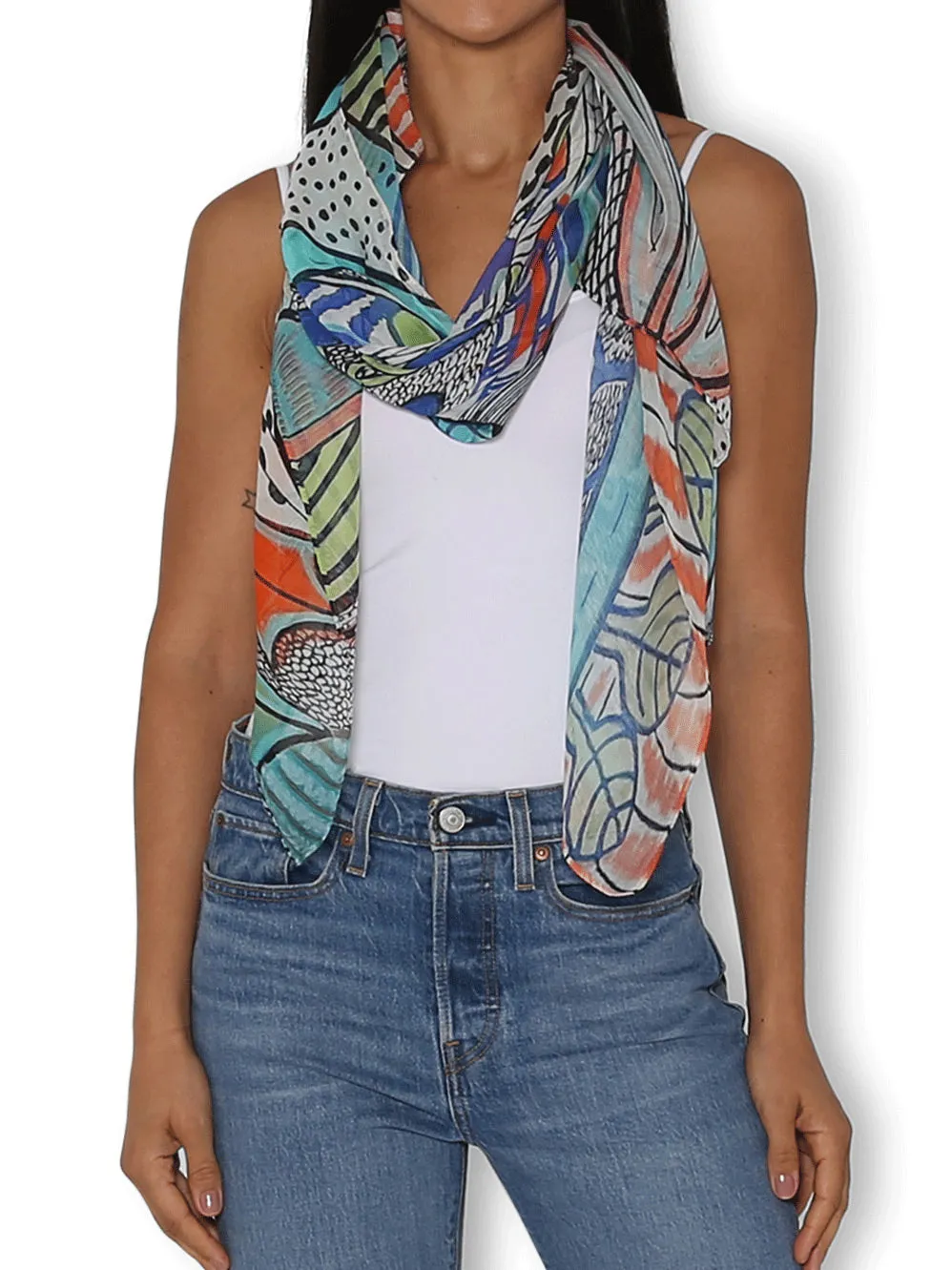 THE ARTISTS LABEL GROWTH SCARF sold by ENNI