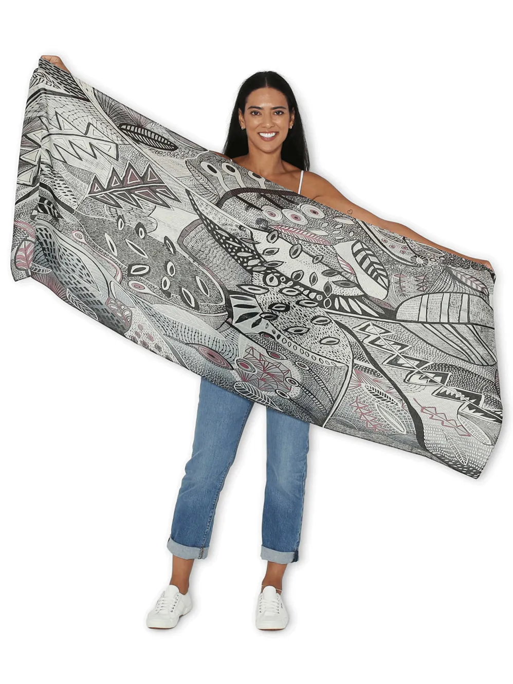 THE ARTISTS LABEL COLD BURN WOOL SCARF sold by ENNI product image thumbnail 2