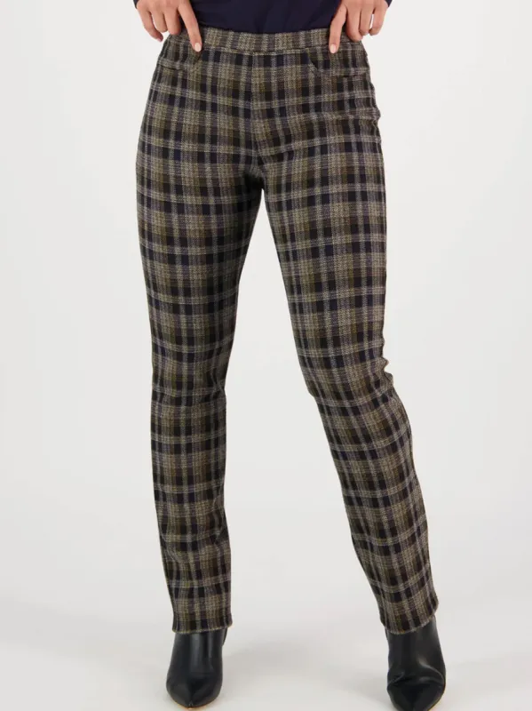 VASSALLI SLIM LEG FULL LENGTH PULL ON PANT sold by ENNI