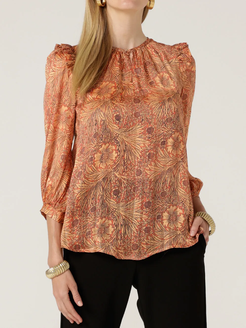 SACHA DRAKE BALTIMORE ORIOLE BLOUSE sold by ENNI