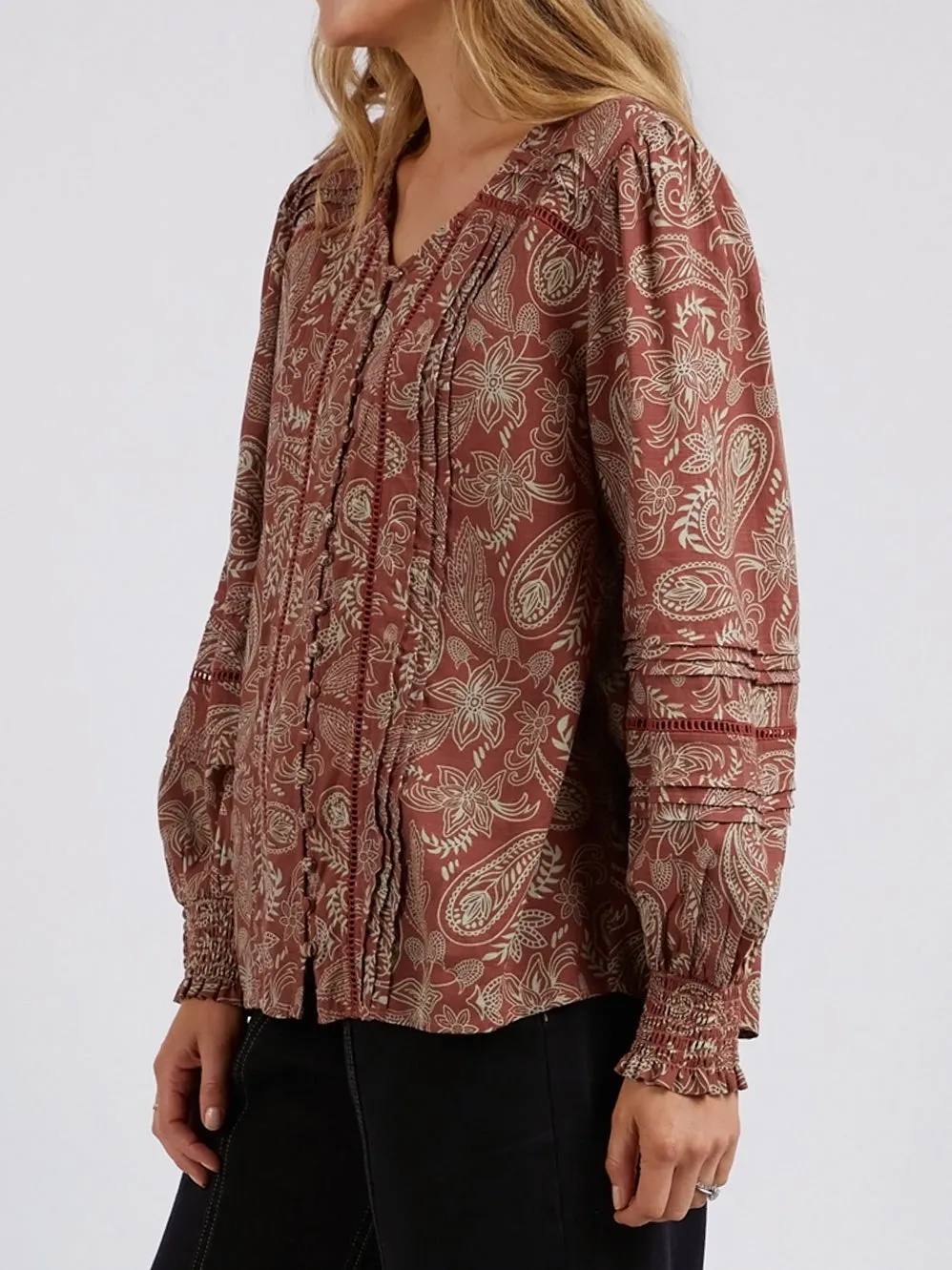 FOXWOOD JULIETTE PAISLEY TOP sold by ENNI product image thumbnail 2