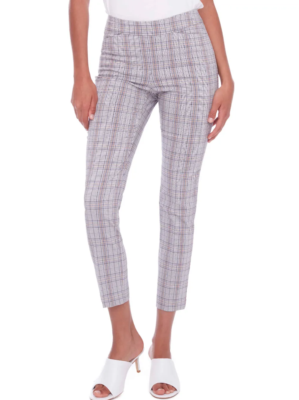 UP! PLAID TECHNO ANKLE PANT sold by ENNI