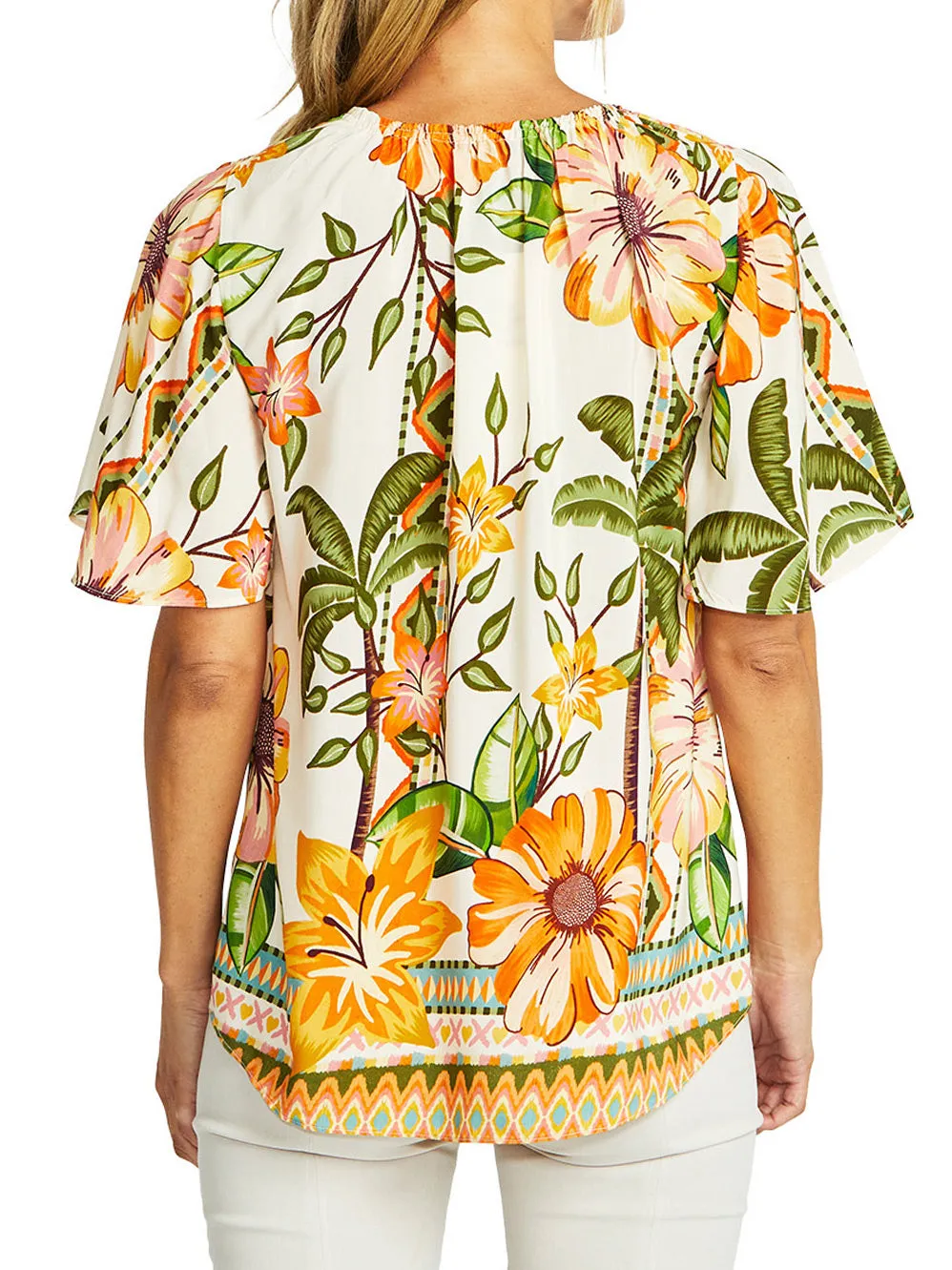 PINGPONG IPANEMA BELL SLEEVE BLOUSE sold by ENNI product image thumbnail 3