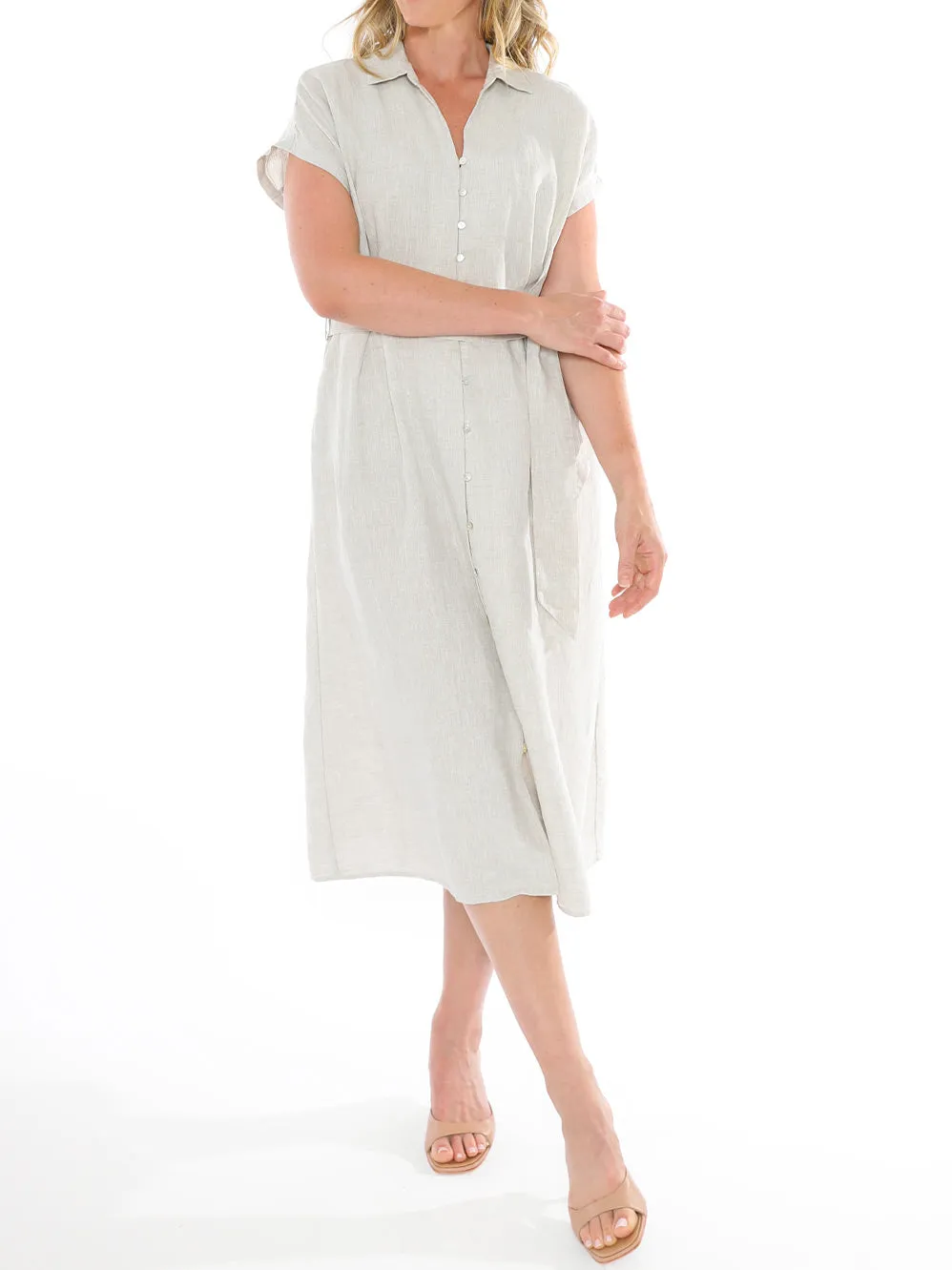 JUMP BUTTON UP DRESS sold by ENNI product image thumbnail 2