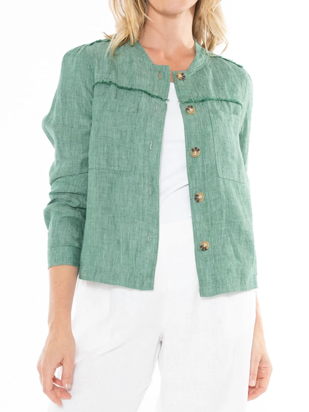 JUMP LINEN JACKET sold by ENNI product image thumbnail 4