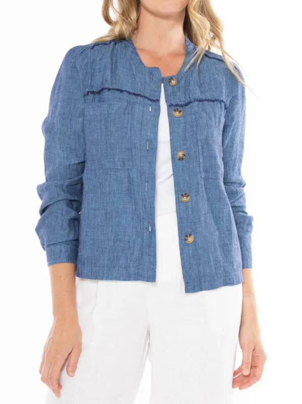 JUMP LINEN JACKET made by ENNI