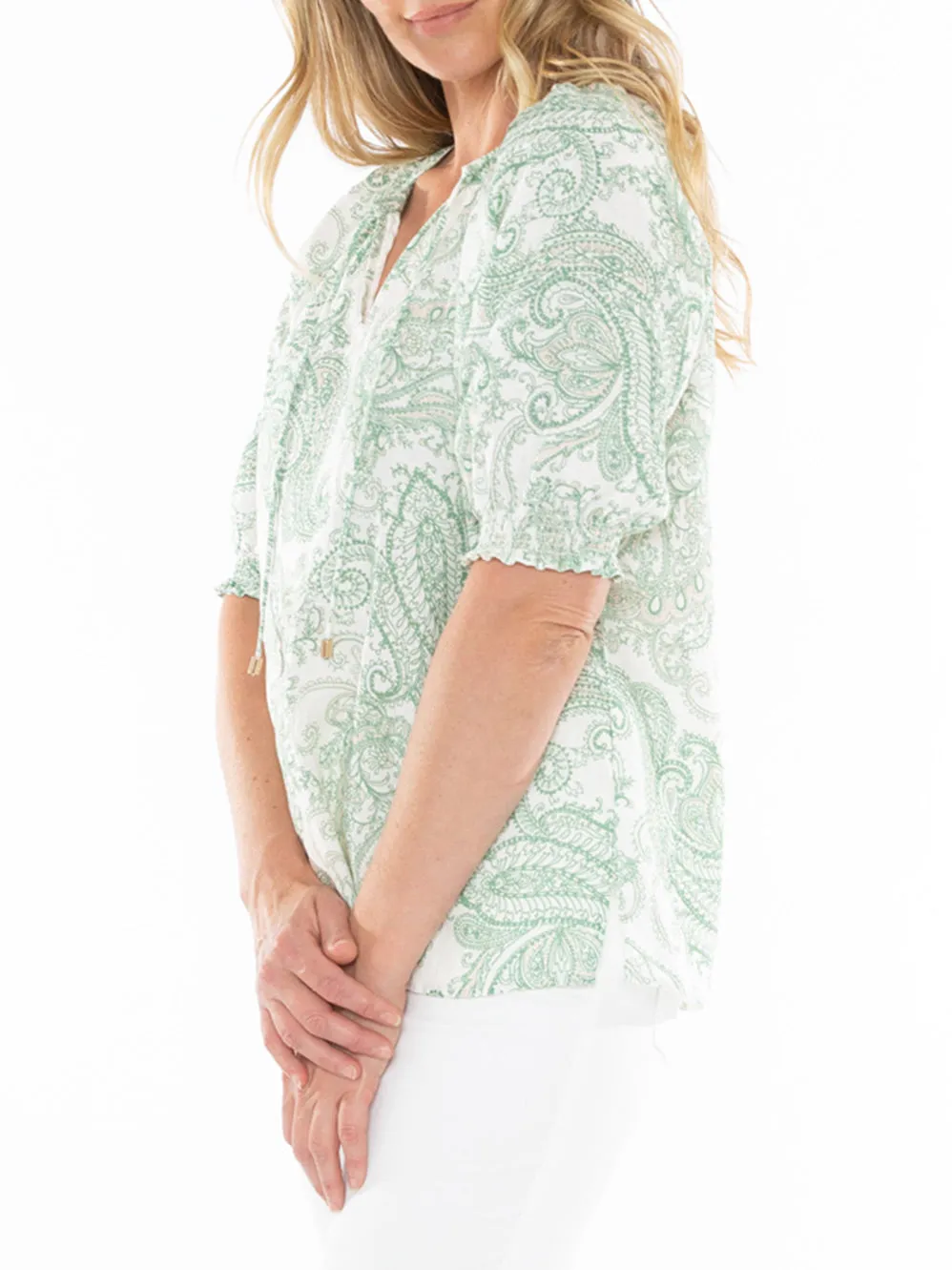 JUMP PAISLEY PRINT TOP sold by ENNI product image thumbnail 2