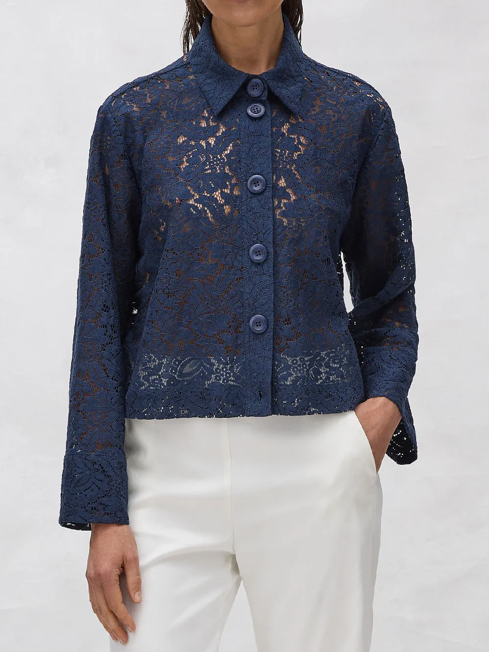 MELA PURDIE BRODERIE JACKET sold by ENNI