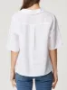 ENNI LINEN CROP COLLARED TOP sold by ENNI