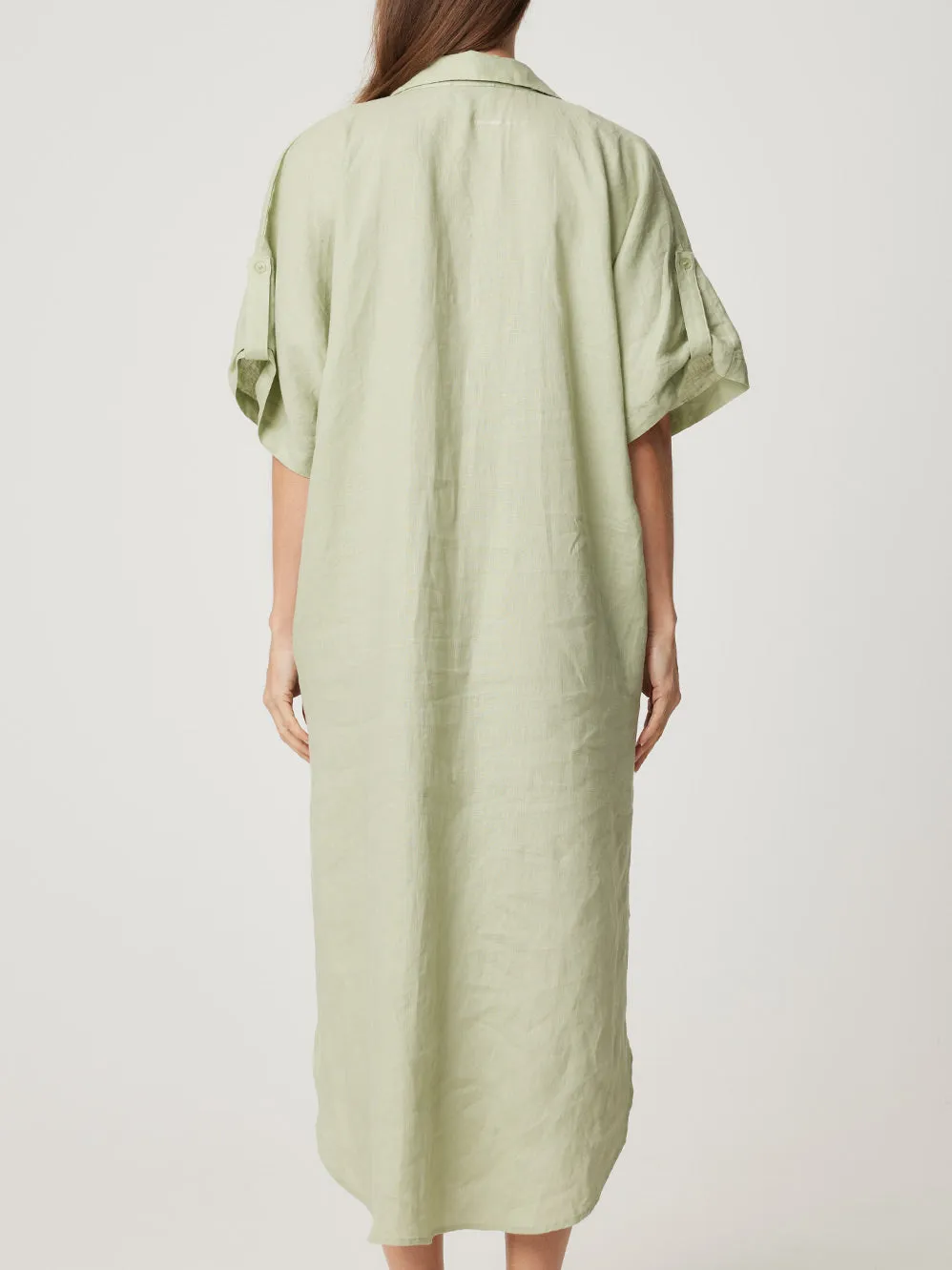 ENNI LINEN DROP SHOULDER DRESS sold by ENNI product image thumbnail 3