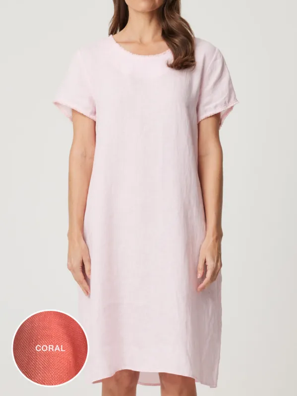 ENNI LINEN SHIFT DRESS sold by ENNI