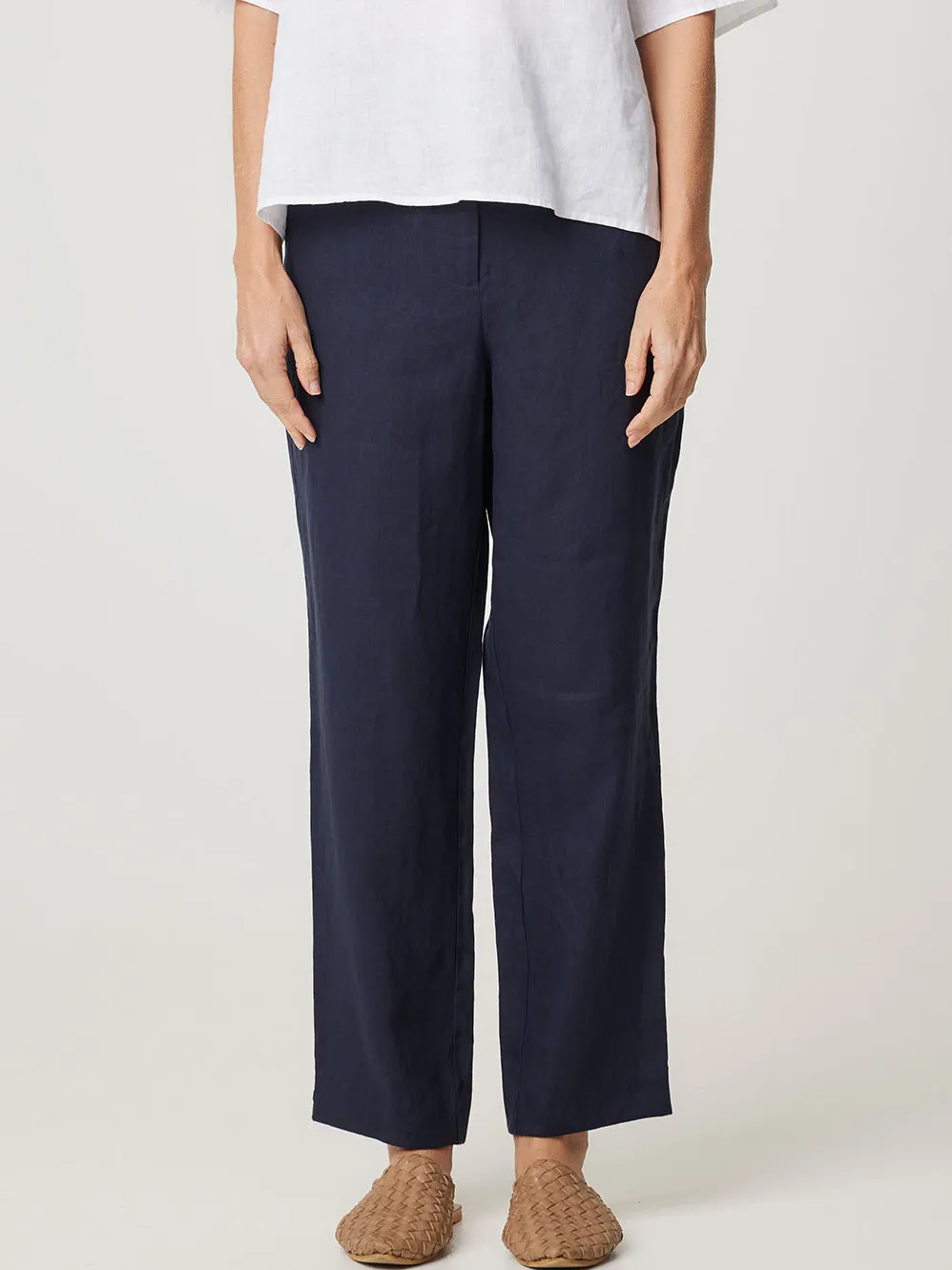 ENNI LINEN STRAIGHT LEG PANT sold by ENNI product image thumbnail 3