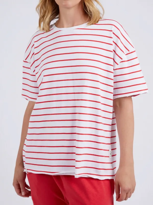 ELM WINONA STRIPE SHORT SLEEVE TEE sold by ENNI