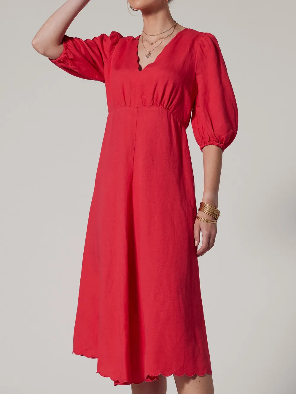 LOOBIE'S STORY CLIO SCALLOP DRESS sold by ENNI