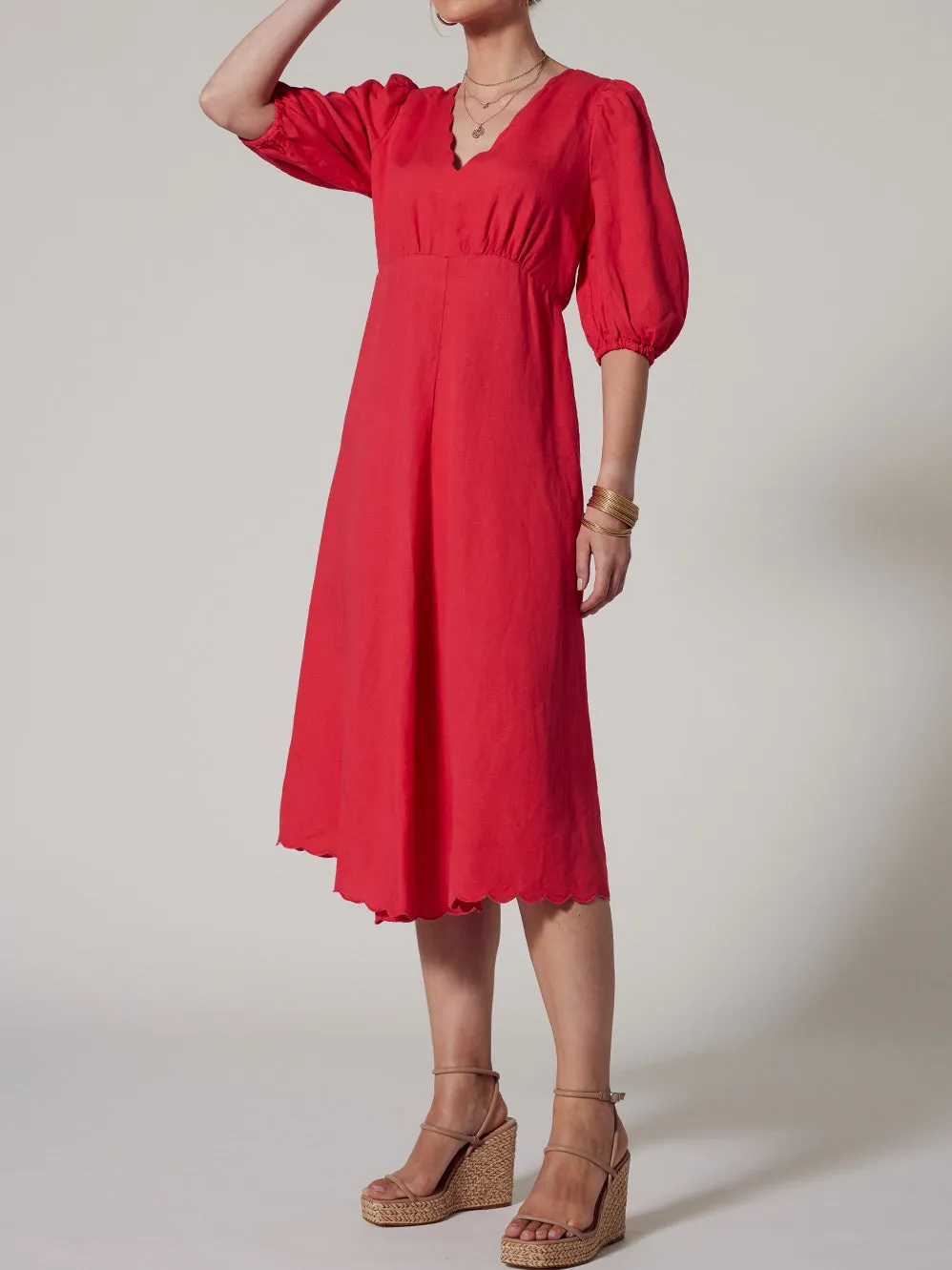 LOOBIE'S STORY CLIO SCALLOP DRESS sold by ENNI product image thumbnail 3