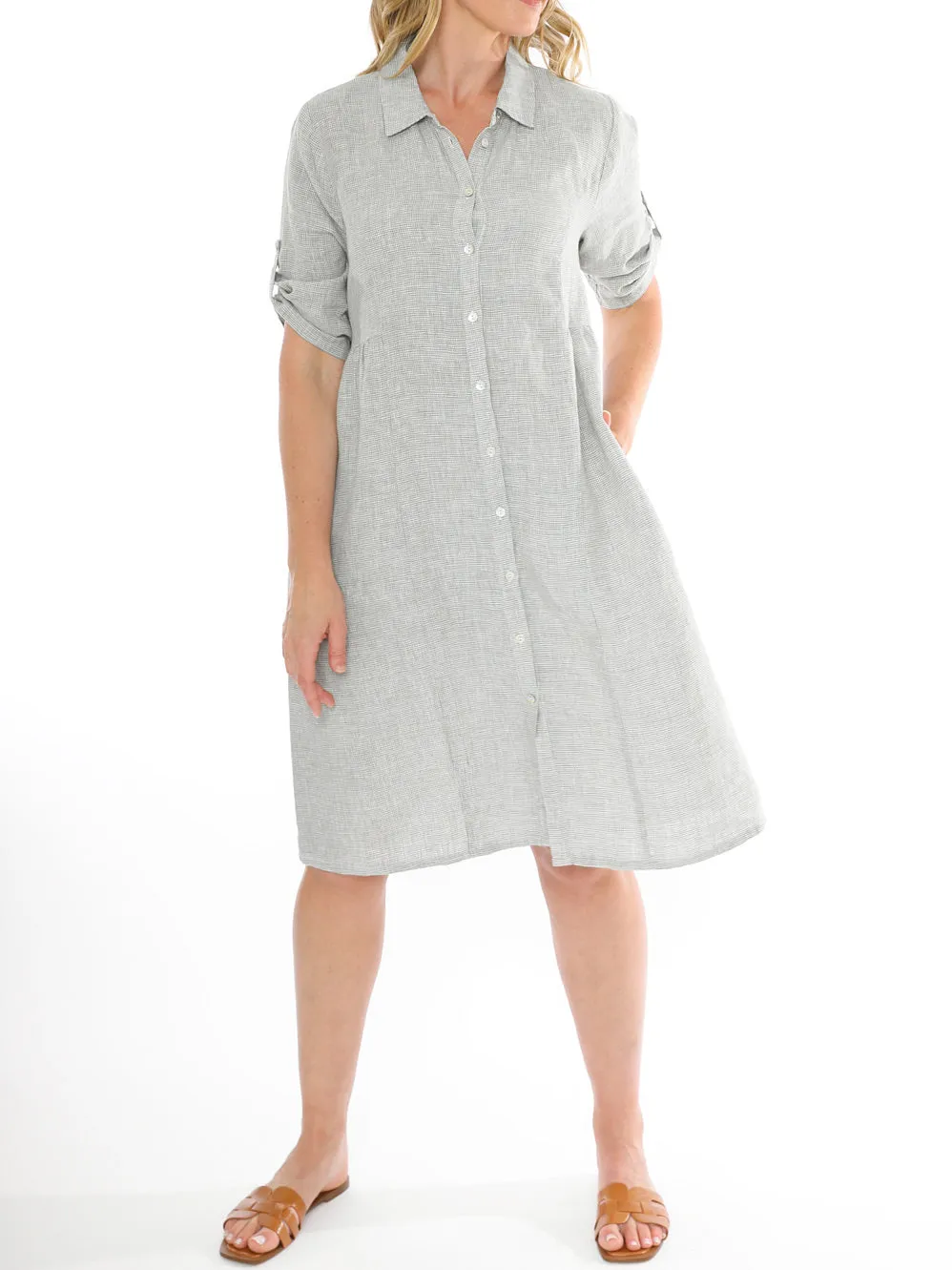 JUMP MINI CHECK DRESS sold by ENNI product image thumbnail 2