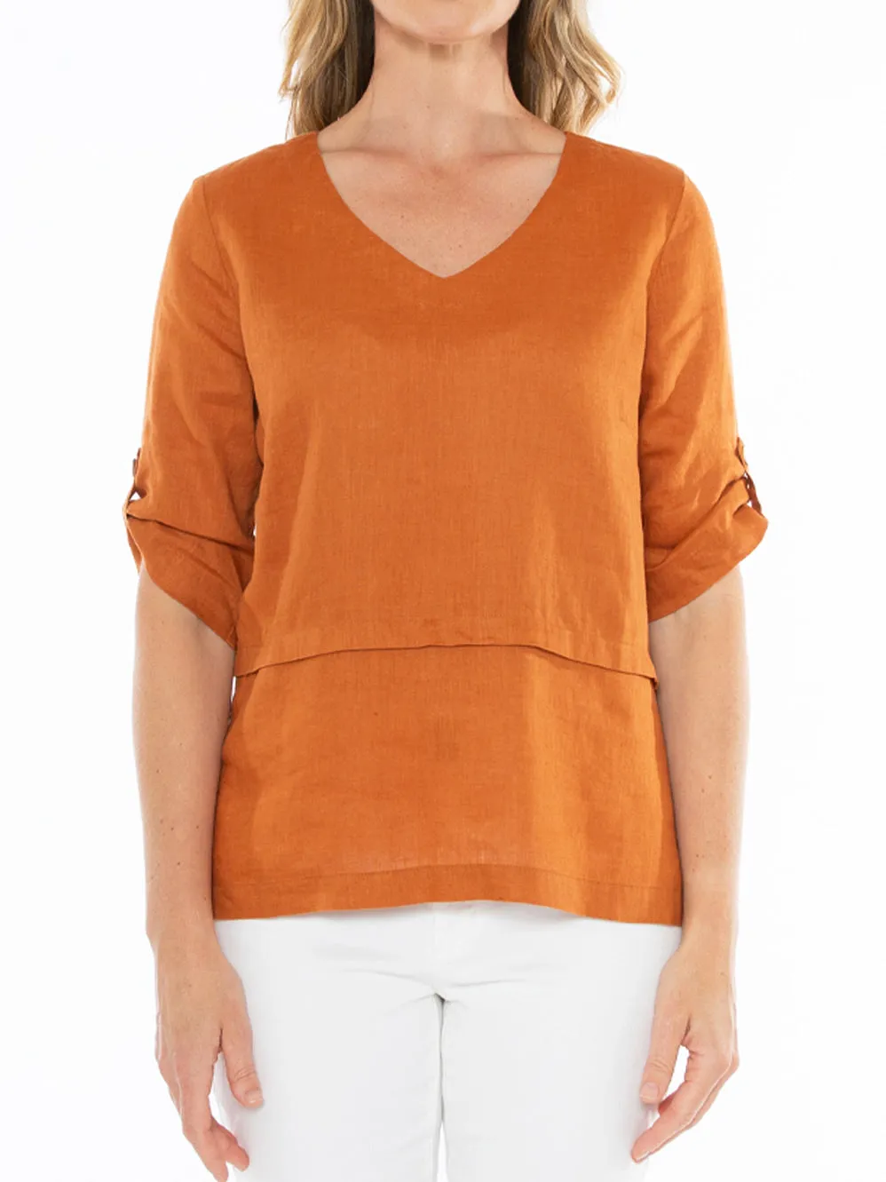 JUMP BUTTON BACK TOP sold by ENNI