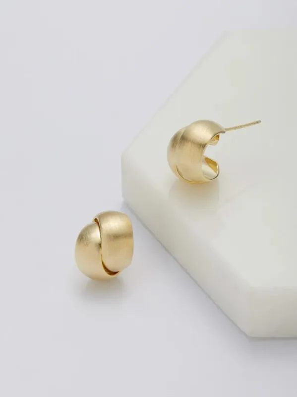 ZAFINO JESSIE BRUSHED EARRING sold by ENNI