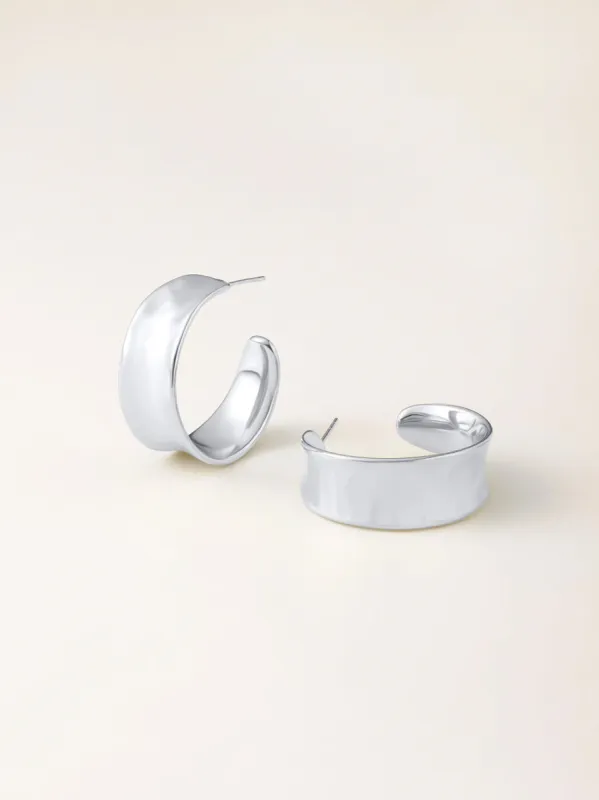 ZAFINO BIANCA MINI HOOPS sold by ENNI